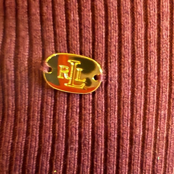 Lauren Ralph Lauren Ribbed Turtleneck Sweater, Dark Garnet, size XS - Picture 8 of 9
